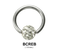 Basic Closure Rings Epoxy Rainbow Ball BCREB